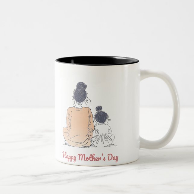 Taza Bicolor Happy Mother's Day (Derecha)