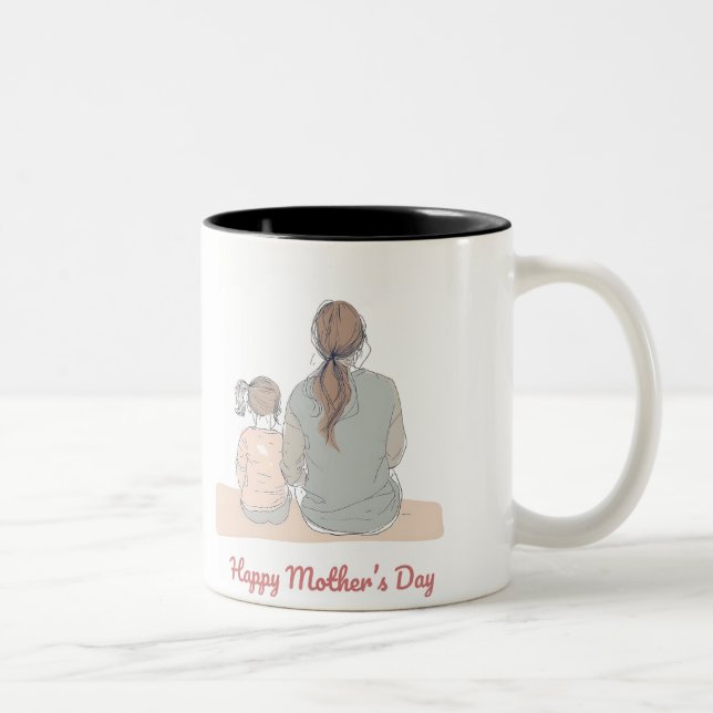 Taza Bicolor Happy Mother's Day (Derecha)