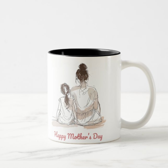 Taza Bicolor Happy Mother's Day (Derecha)