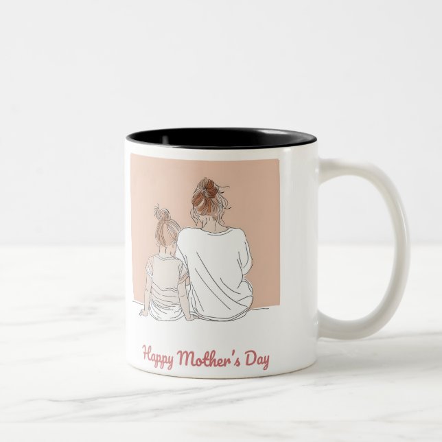 Taza Bicolor Happy Mother's Day (Derecha)