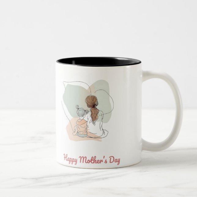 Taza Bicolor Happy Mother's Day (Derecha)