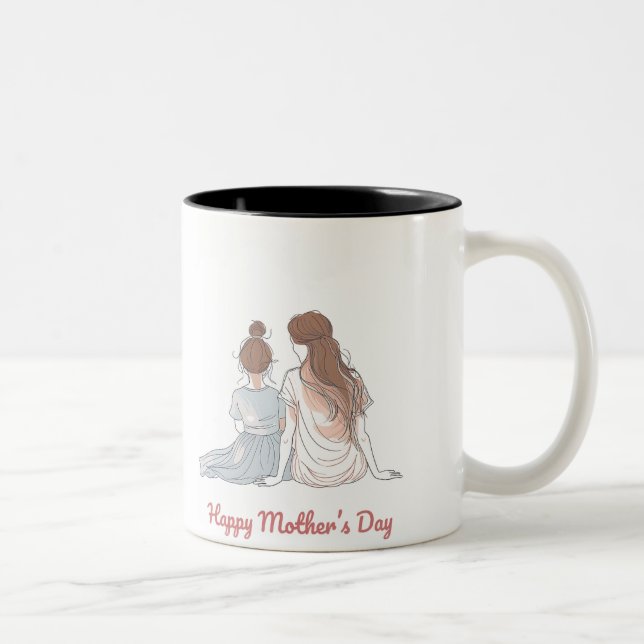 Taza Bicolor Happy Mother's Day (Derecha)