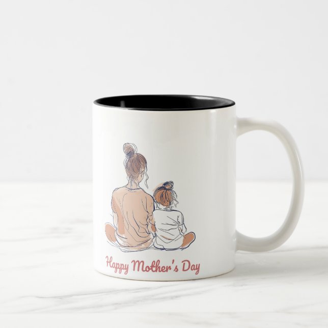 Taza Bicolor Happy Mother's Day (Derecha)