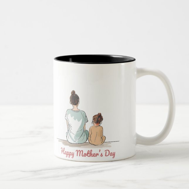 Taza Bicolor Happy Mother's Day (Derecha)