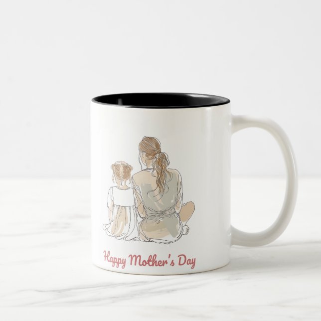 Taza Bicolor Happy Mother's Day (Derecha)
