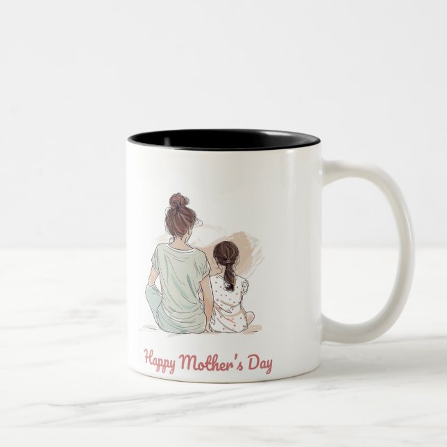 Taza Bicolor Happy Mother's Day (Derecha)