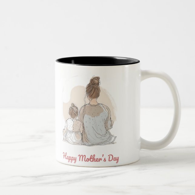 Taza Bicolor Happy Mother's Day (Derecha)