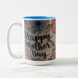 Taza Bicolor Happy Mothers day mug
