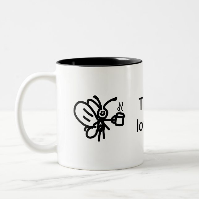 Taza Bicolor Happy neighbors (Izquierda)