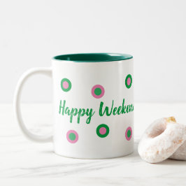 Taza Bicolor Happy Weekend