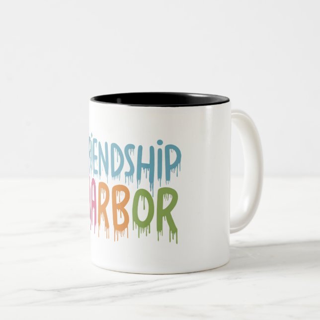 Taza Bicolor HARBOR FRiENDSHiP (Anverso derecho)