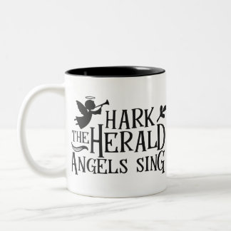 Taza Bicolor Hark the Herald Angel Sing
