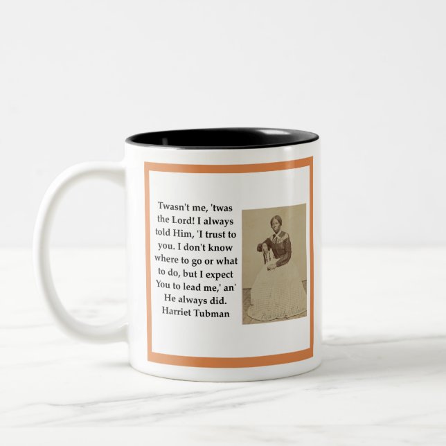 Taza Bicolor Harriet Tubman (Izquierda)