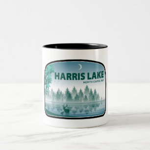 Taza Bicolor Harris Lake North Carolina Ciervos