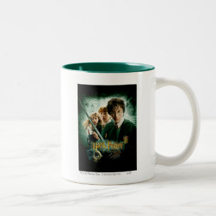 Taza Bicolor Harry Potter Ron Hermione Dobby Foto de Grupo