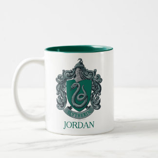 Taza Bicolor Harry Potter | Slytherin Escudo Green