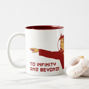 Taza Bicolor Hasta el infinito y más allá