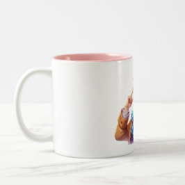 Taza Bicolor Hatter ai art