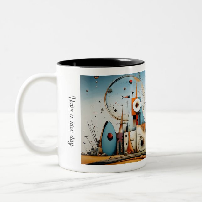 Taza Bicolor Have a nice day  (Izquierda)