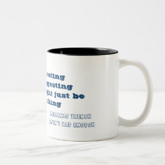 Taza Bicolor Haven't had enough lyrics mug