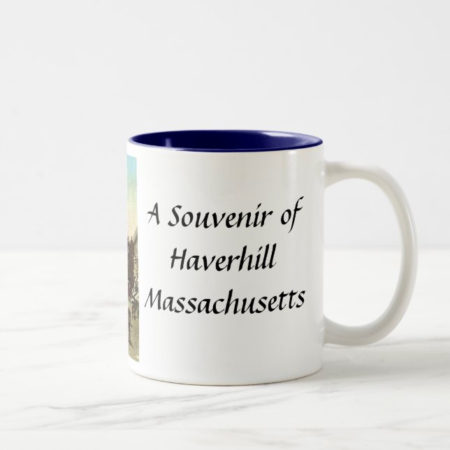 Taza Bicolor Haverhill, Mass, Souvenir Mug (Derecha)