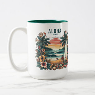 Taza Bicolor Hawái