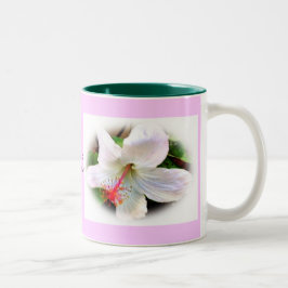 Taza Bicolor Hawaian Hibiscus Mug