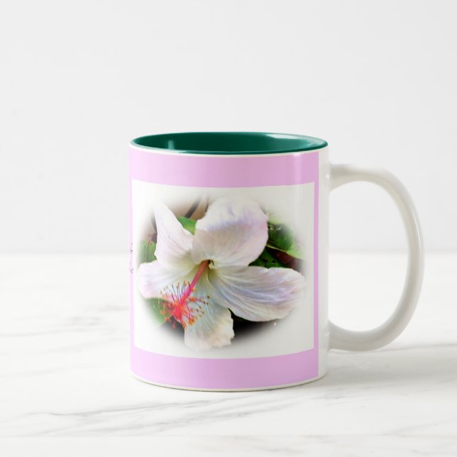 Taza Bicolor Hawaian Hibiscus Mug (Derecha)