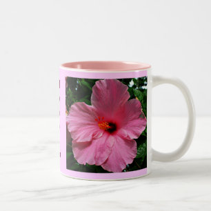 Taza Bicolor Hawaian Hibiscus Mug