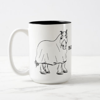 Taza Bicolor Hay, boo mug