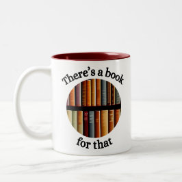 Taza Bicolor Hay un libro para eso