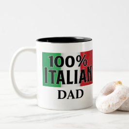 Taza Bicolor Haz tu propia bandera 100% italiana de Italia