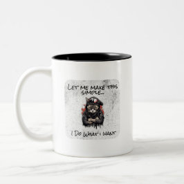 Taza Bicolor Hazlo Simple, Hago Lo Que Quiero