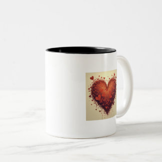 Taza Bicolor Heart Mug