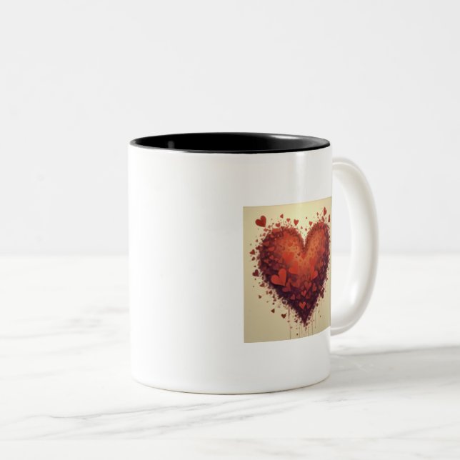 Taza Bicolor Heart Mug (Anverso derecho)