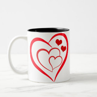 Taza Bicolor Heart of Hearts Mug