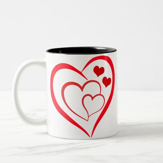 Taza Bicolor Heart of Hearts Mug (Izquierda)