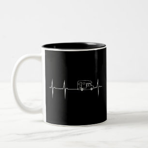 Taza Bicolor heartbeat pickup