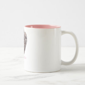 Taza Bicolor heartichoke