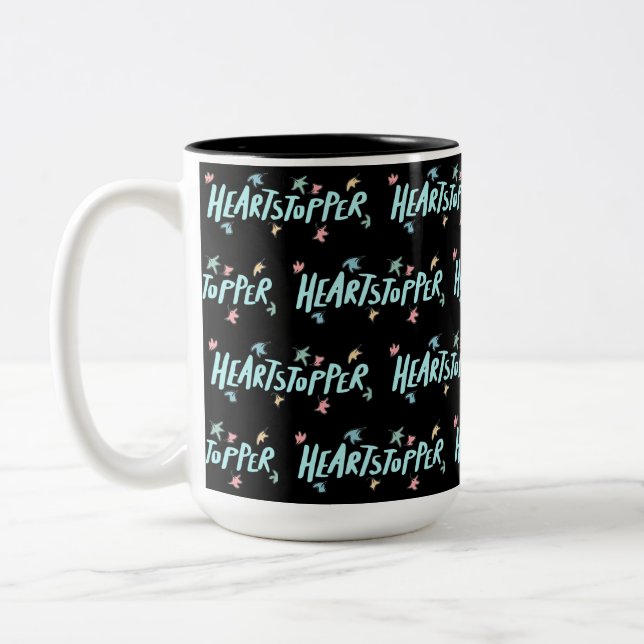 Taza Bicolor Heartstopper Black (Izquierda)