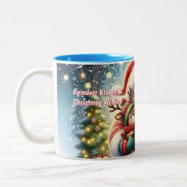 Taza Bicolor Heartwarming Christmas Coffee Cup