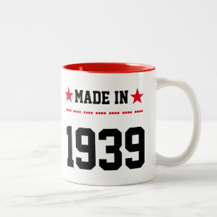 Taza Bicolor Hecho en 1939