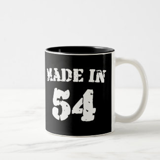 Taza Bicolor Hecho En 1954
