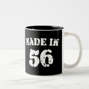 Taza Bicolor Hecho En 1956