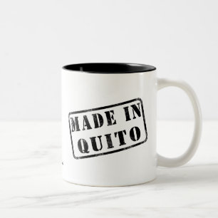 Taza Bicolor Hecho en Quito