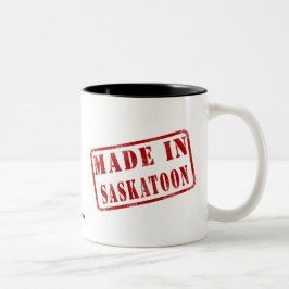Taza Bicolor Hecho en Saskatoon