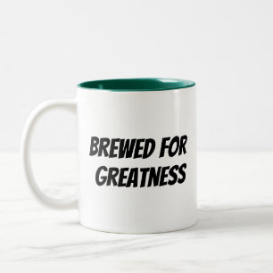 Taza Bicolor "Hecho para la grandeza"