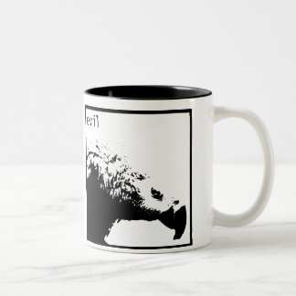 Taza Bicolor Hector - negro básico
