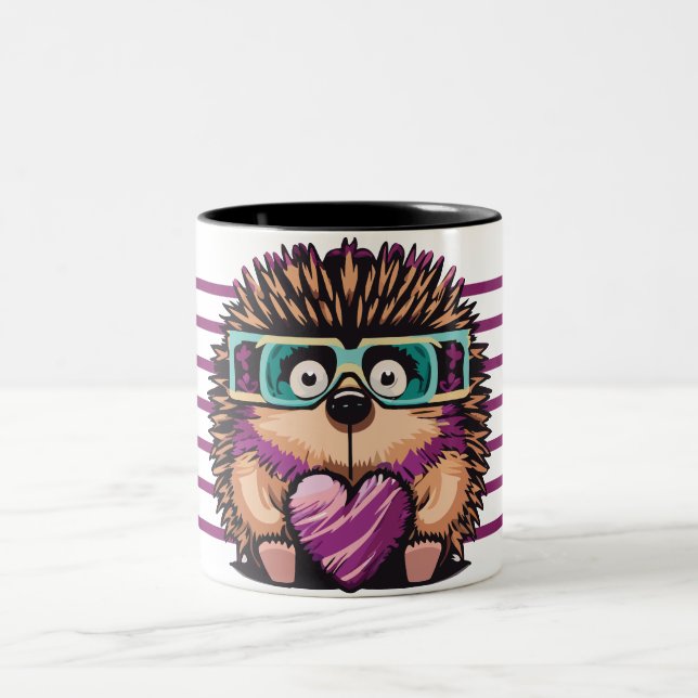 Taza Bicolor Hedgehog Love Mugshot (Centro)