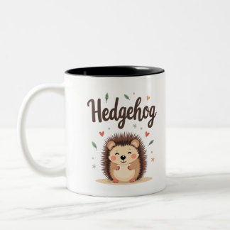 Taza Bicolor Hedgehogs: Pequeños, Spiky y Simplemente Irresisti